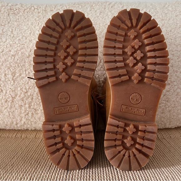 SOLD - Timberland Roll-Top Canvas and Leather Boots Size 4 Junior / 6 Women’s - Picture 8 of 14